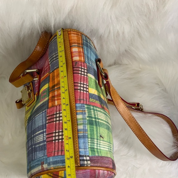 Dooney & Bourke Colorful Patchwork Tote and Pouch Set (EUC) - Picture 13 of 16